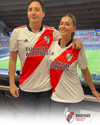 La China Suárez presenció el encuentro entre River y Argentinos Juniors
Foto: Instagram @rrpp_carp