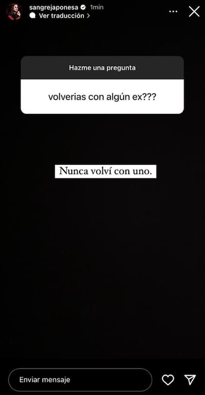 La China Suárez respondió a preguntas de sus seguidores