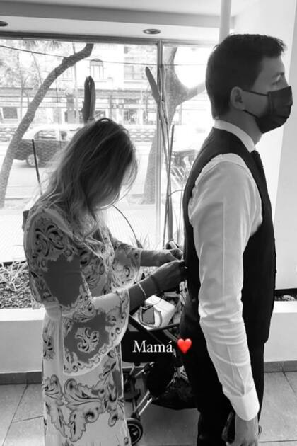 La China Suárez se mostró muy emocionada en el casamiento de su hermano