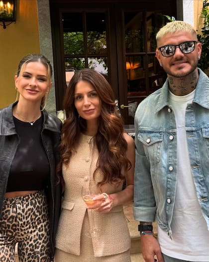 La China Suárez y Mauro Icardi asistieron a un evento en Milán (Foto: Instagram @sangrejaponesa)