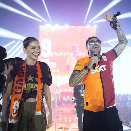 La China Suárez y Mauro Icardi viajaron a Turquía con los tres hijos de ella para participar de los festejos del Galatasaray (Foto: Instagram @mauroicardi)