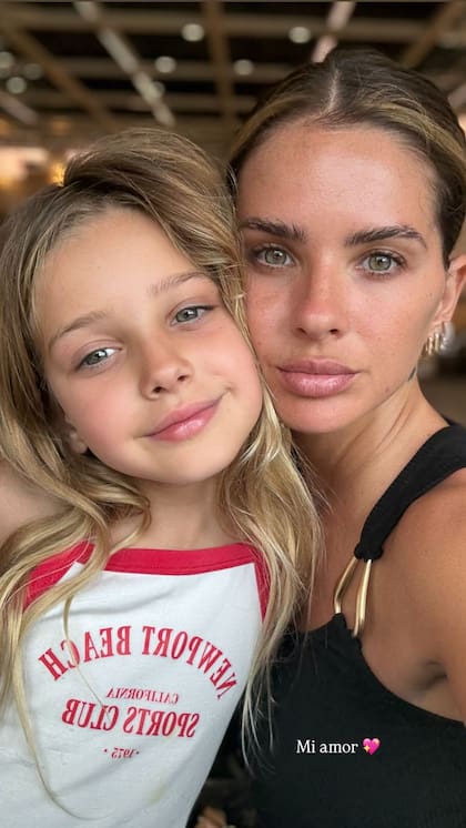 La China Suárez y su hija Magnolia