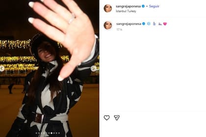 La China Suárez y sus fotos patinando en Estambul