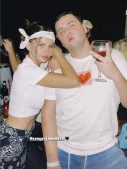 La China y Tomi Raimon, en el cumpleaños de Rusherking