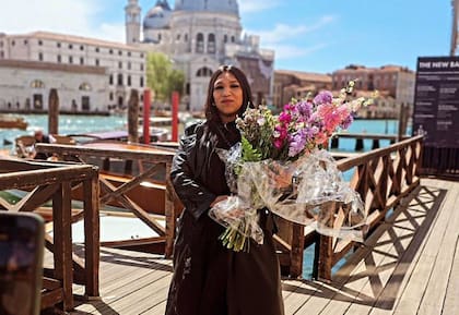 La Chola Poblete conquistó Venecia