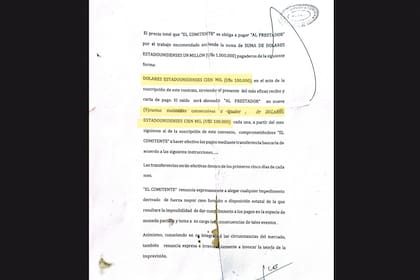 La cifra del contrato