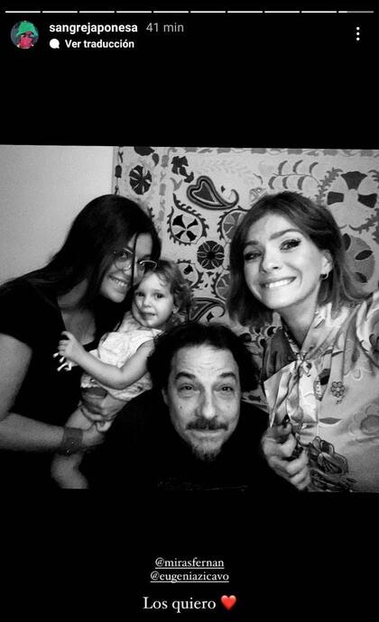 La Cina Suárez le mandó su apoyo a Fernán Mirás