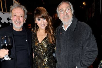 Eduardo Blanco, Beas y Luis Brandoni en el homenaje a Mirtha