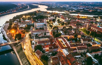La ciudad de Kaunas.