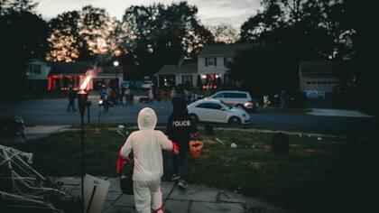 La ciudad de Chicago tomó esta iniciativa para ordenar los distintos barrios mientras los niños piden dulces