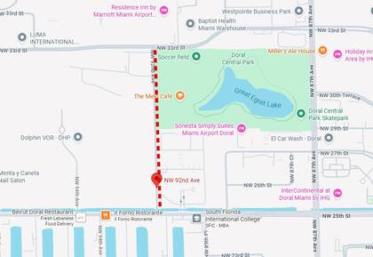 La ciudad de Doral aprobó renombrar un tramo de la Avenida 92 del Noroeste en honor a María Corina Machado