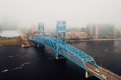 La ciudad de Jacksonville, al norte de Florida, es una de las que registra las temperaturas más bajas del estado durante la temporada invernal