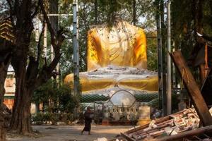 La ciudad de oro en Myanmar