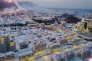La ciudad de Samjiyon, un importante destino de ski en Corea del Norte.