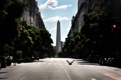 Buenos Aires, en plena cuarentena por la pandemia del coronavirus