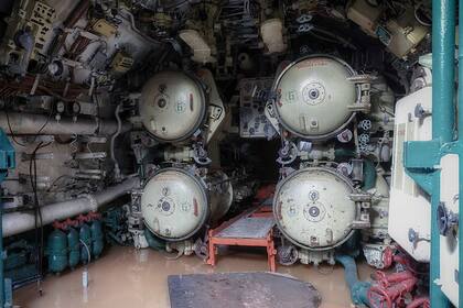 La clase de submarino Foxtrot de 90 metros de largo podría sumergirse a casi 300 metros