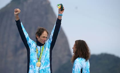 La clase Nacra 17 en Río 2016 tuvo como campeones a la leyenda, Santiago Lange, y Cecilia Carranza; la vela nacional, siempre presente