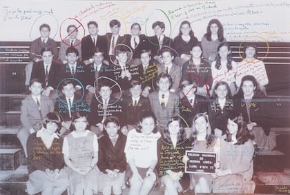 "La clase,1er Año, 6ta División, 1967-1996" de Marcelo Brodsky se exhibe en Rolf Art