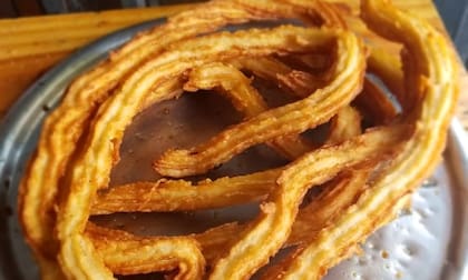 La clásica rueda de churro de la Vieja Colonial en Córdoba