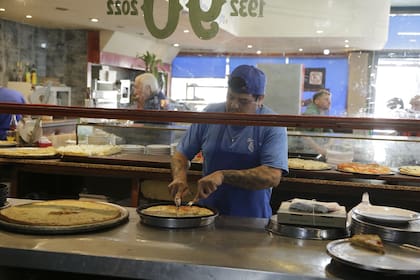 La clásica sucursal de La Boca