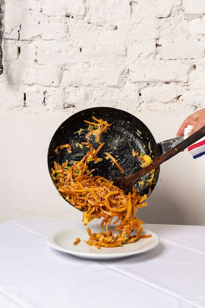 ¿La clave del revuelto de Fraga? La textura bien cremosa.