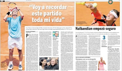 La cobertura de LA NACION, con su enviado especial José Luis Domínguez, del partido con Roger en París