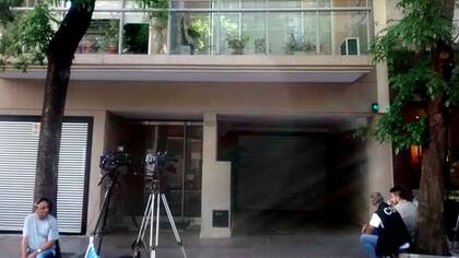 La cochera donde fue violada la chica