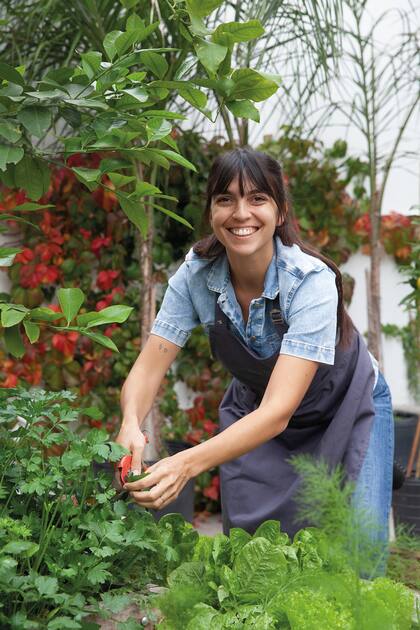 La cocina de Felicitas se basa en ingredientes frescos cosechados en la huerta del restaurante