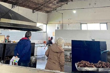 La cocina de la cárcel de Las Flores, en la capital de Santa Fe, derruida