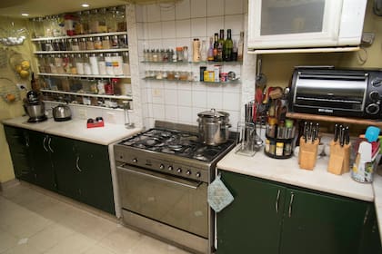 La cocina de Ximena, la vecina "de arriba" de Cristina Kirchner.