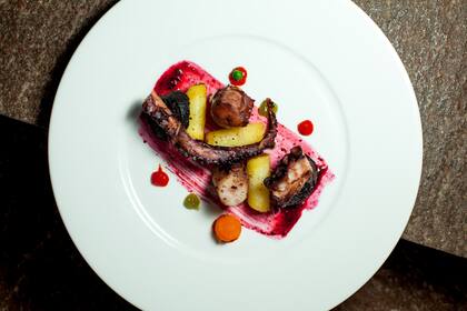 La cocina en Bodega Schroeder