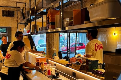 La cocina está a la vista