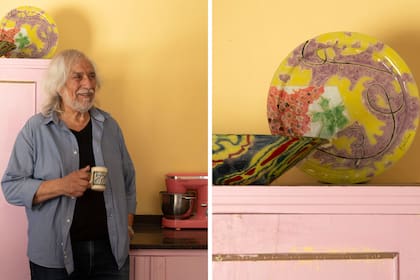 La cocina se renovó y es el espacio que usa su hija, pastelera.