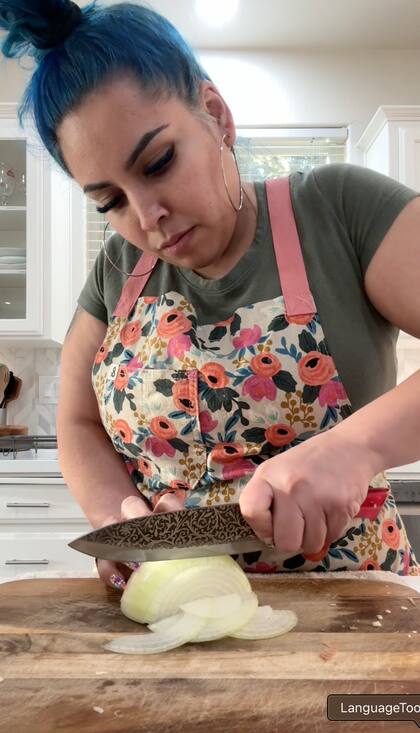 La cocinera indicó que prepara esta receta los viernes, el día en que sus hijos no comen carne