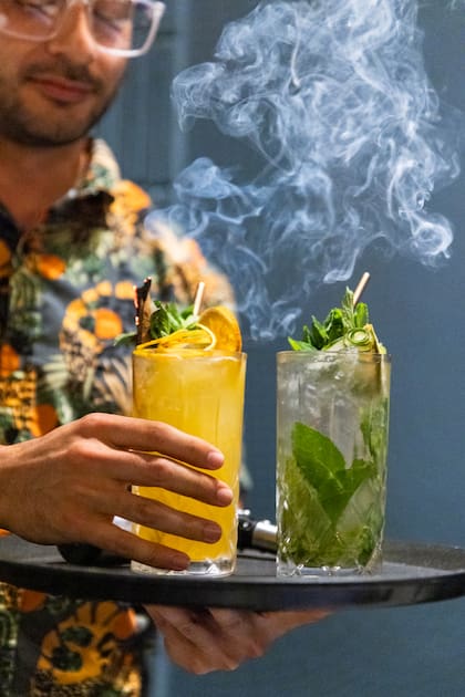 La coctelería de Agua Asian Bites es uno de los puntos fuertes de la propuesta.