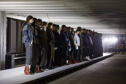 La colección "La visión del vacío" se presentó en una oficina del microcentro porteño, con vista a toda la ciudad.