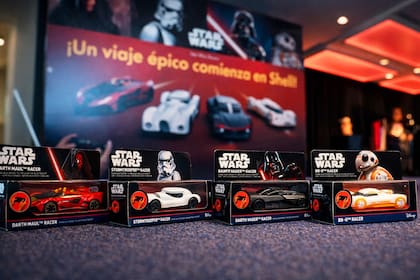 La colección completa de Star Wars Racers.