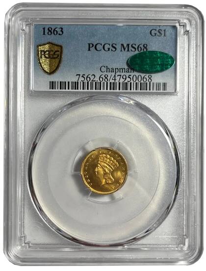 La colección fue certificada por completo por el Servicio Profesional de Clasificación de Monedas