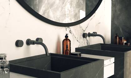 La colección Slice despliega su sutil elegancia, aquí en un tono Black.