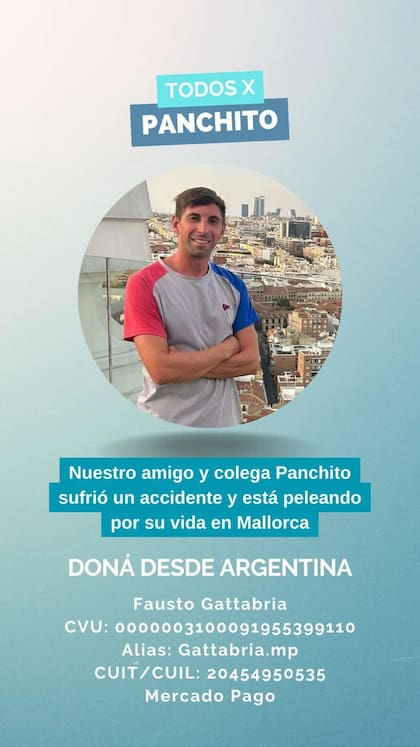 La colecta para el joven guardavidas.