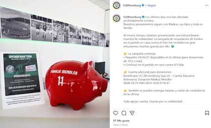 La colecta solidaria del club alemán