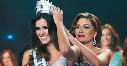 La colombiana Paulina Vega fue coronada Miss Universo en 2014 (Web/Prensa.com)
