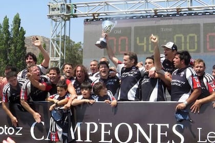 El festejo de Gauchos Rugby Club