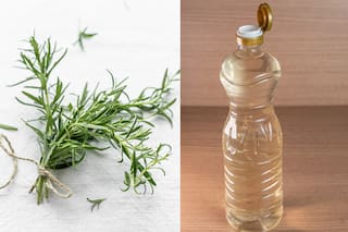 Para qué se recomienda la mezcla de vinagre blanco y romero