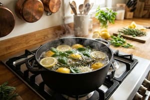 Por qué muchos recomiendan mezclar cáscara de limón con albahaca y romero