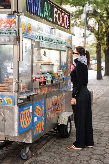 La comida al paso siempre es una opción cuando está en Central Park