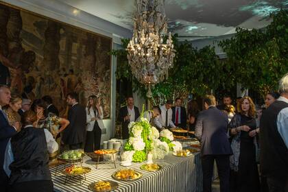 La comida en la Embajada de Uruguay