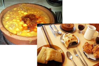 La comida norteña es la característica de Ña Serapia