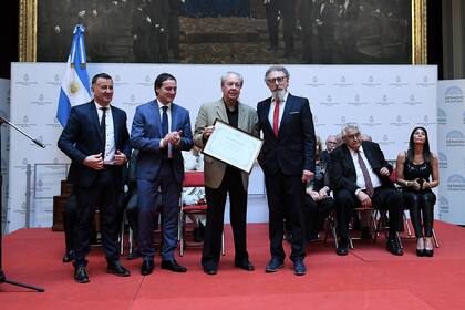 Guillermo Blanco, otro de los periodistas homenajeados.