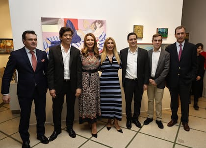 La comisión directiva de Fundación Policía Federal Argentina. Ausente con aviso: Martín Cabrales, de viaje